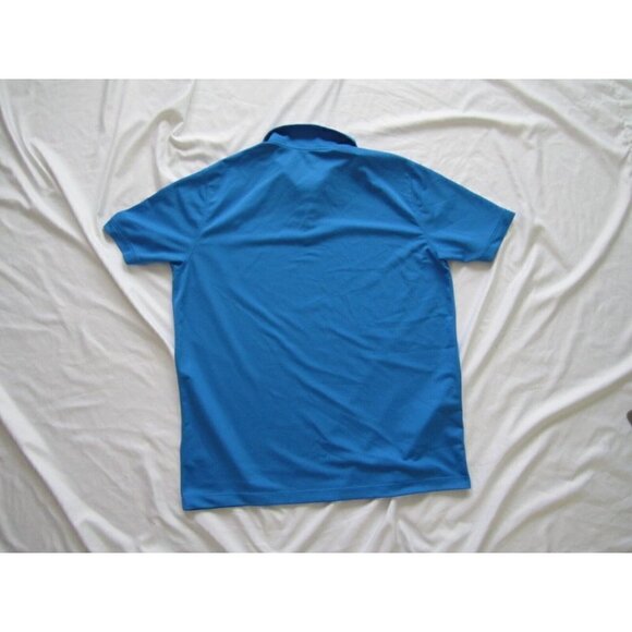 Men's Nike Golf Dri Fit Blue Polyester Short Sleeve Polo Shirt Size XL (MT3) - Picture 6 of 8